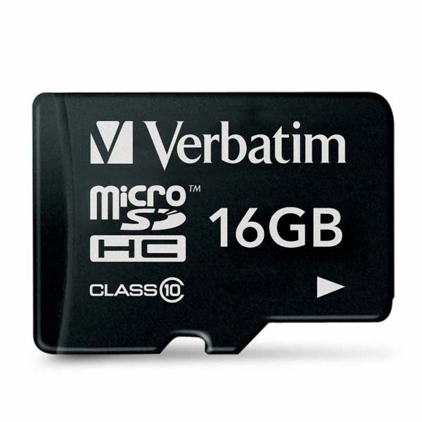 Verbatim Karta pamięci Micro Secure Digital Card Premium 16GB micro SDHC 44010 UHS I U1 Class 10 - obrazek 2