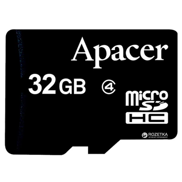 Apacer karta pamięci Secure Digital 32GB micro SDHC AP32GMCSH4 RA Class 4 bez adaptera