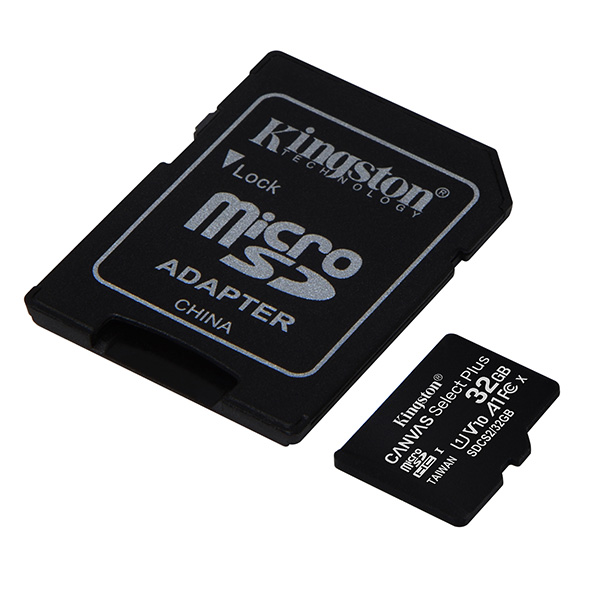 Kingston karta Canvas Select Plus 32GB micro SDHC SDCS2 32GB UHS I U1 Class 10 z adapterm A1 - obrazek 2