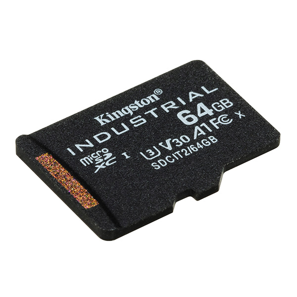 Kingston karta pamięci Industrial C10 64GB micro SDxc SDCIT2 64GB UHS I U3 Class 10 pSLC karta + adapter V30 A1 - obrazek 4