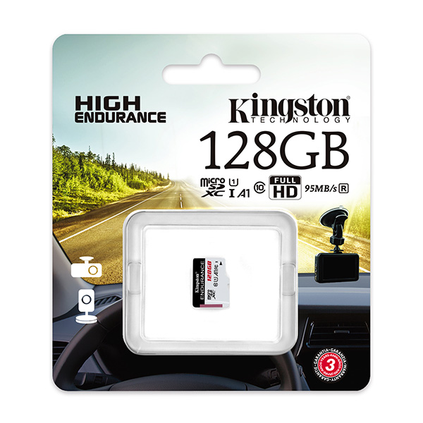 Kingston karta pamięci High Endurance 128GB micro SDHC SDCE 128GB UHS I U1 Class 10 A1 - obrazek 3