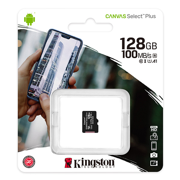 Kingston karta Canvas Select Plus 128GB micro SDXC SDCS2 128GBSP UHS I U1 Class 10 A1 - obrazek 3