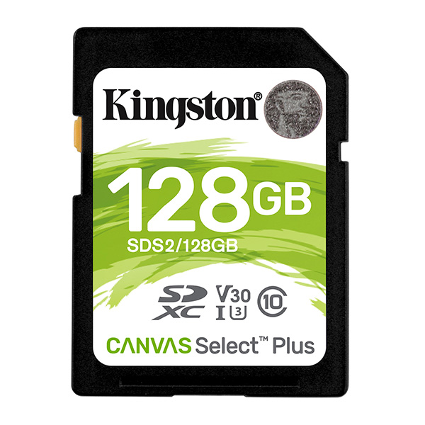 Kingston karta Canvas Select Plus 128GB SDXC SDC2 128GB UHS I U3 Class 10 A1