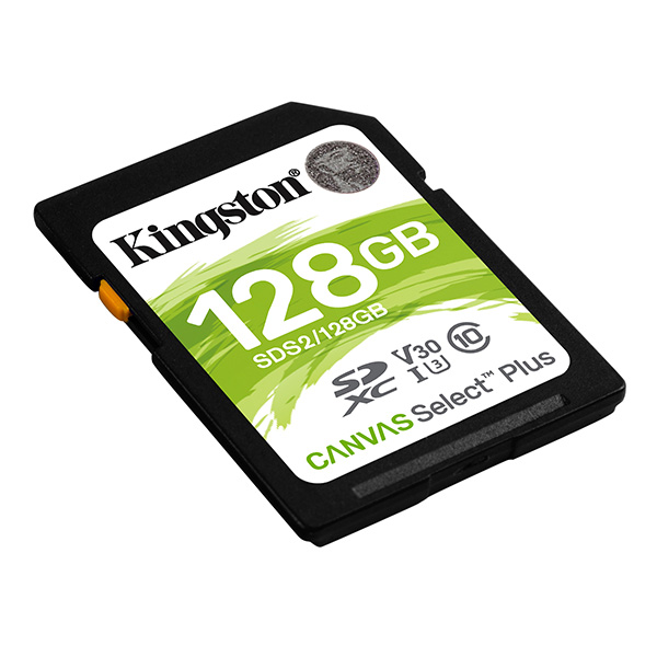 Kingston karta Canvas Select Plus 128GB SDXC SDC2 128GB UHS I U3 Class 10 A1 - obrazek 2