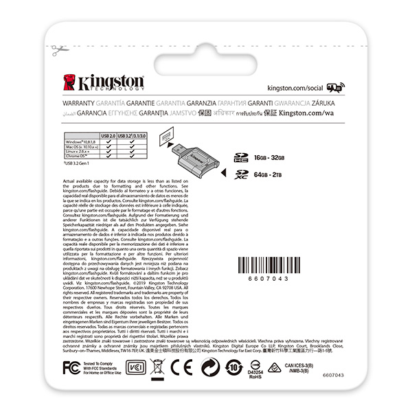 Kingston Karta pamięci Canvas React Plus V90 128GB SDXC MLPR2 128GB UHS II U3 zawiera czytnik MobileLite Plus SD Reader USB - obrazek 4