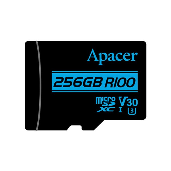 Apacer Karta pamięci Secure Digital Card V30 256GB micro SDXC AP256GMCSX10U7 R UHS I U3 Class 10 V30 z adapterm - obrazek 2