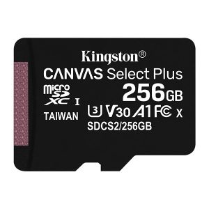 Kingston karta Canvas Select Plus 256GB micro SDXC SDCS2 256GBSP UHS I U1 Class 10 A1