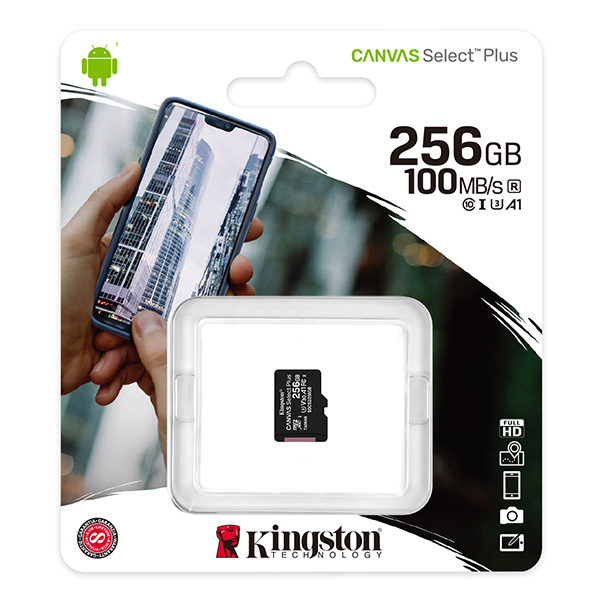 Kingston karta Canvas Select Plus 256GB micro SDXC SDCS2 256GBSP UHS I U1 Class 10 A1 - obrazek 3
