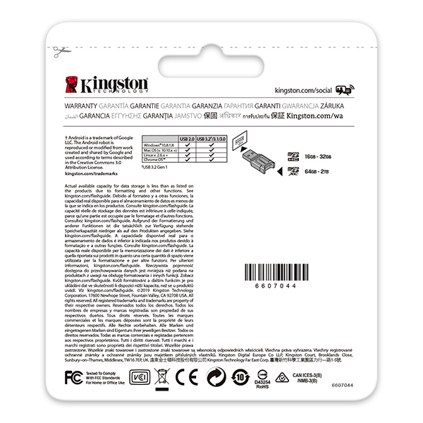 Kingston karta pamięci Canvas React Plus 256GB micro SDXC MLPMR2 256GB UHS II U3 z adapterm A1 V90 - obrazek 4