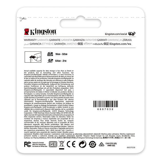 Kingston karta pamięci Canvas Go Plus 256GB SDXC SDG3 256GB UHS I U3 Class 10 V30 - obrazek 4