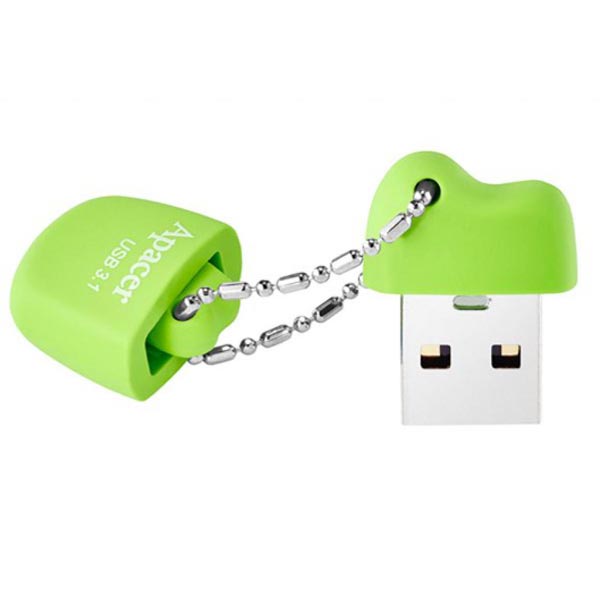 Apacer USB flash disk USB 3.0 3.2 Gen 1 8GB AH159 zielony AP8GAH159G 1 USB A z osłoną - obrazek 2