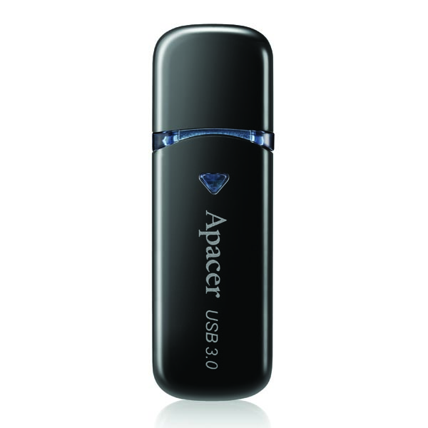 Apacer USB flash disk USB 3.0 3.2 Gen 1 16GB AH355 czarny AP16GAH355B 1 USB A z osłoną