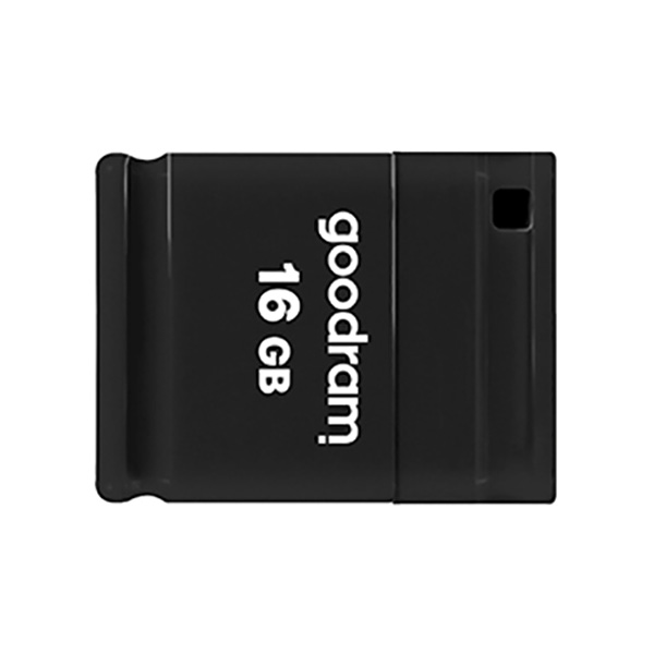 Goodram USB flash disk USB 2.0 16GB UPI2 czarny UPI2 0160K0R11 USB A z osłoną - obrazek 2