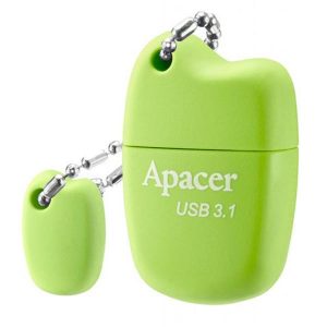Apacer USB flash disk USB 3.0 3.2 Gen 1 32GB AH159 zielony AP32GAH159G 1 USB A z osłoną