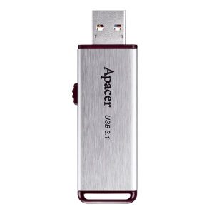 Apacer USB flash disk USB 3.0 3.2 Gen 1 32GB AH35A srebrny AP32GAH35AS 1 USB A z wysuwanym złączem