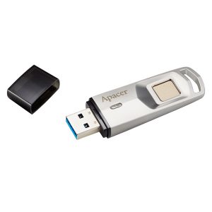 Apacer USB flash disk USB 3.0 3.2 Gen 1 32GB AH651 srebrny AP32GAH651S 1 czytnik linii papilarnych