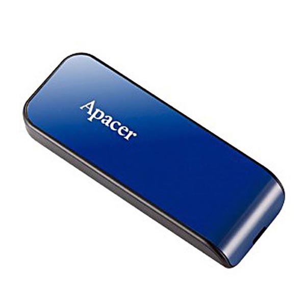 Apacer USB flash disk USB 2.0 32GB AH334 niebieski AP32GAH334U 1 USB A z wysuwanym złączem