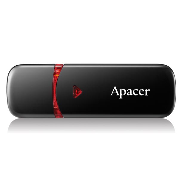 Apacer USB flash disk USB 2.0 32GB AH333 czarny AP32GAH333B 1 USB A z osłoną