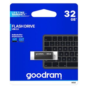 Goodram USB flash disk USB 2.0 32GB UCU2 czarny UCU2 0320K0R11 USB A z obrotową osłoną