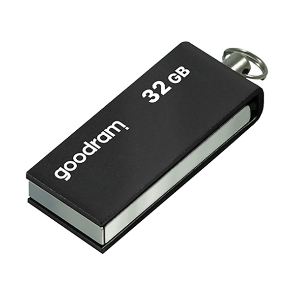 Goodram USB flash disk USB 2.0 32GB UCU2 czarny UCU2 0320K0R11 USB A z obrotową osłoną - obrazek 3