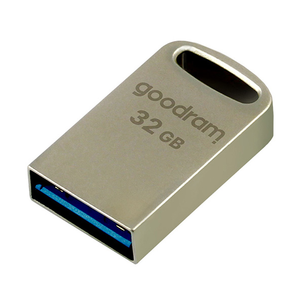 Goodram USB flash disk USB 3.0 3.2 Gen 1 32GB UPO3 srebrny UPO3 0320S0R11 USB A z oczkiem na brelok - obrazek 2