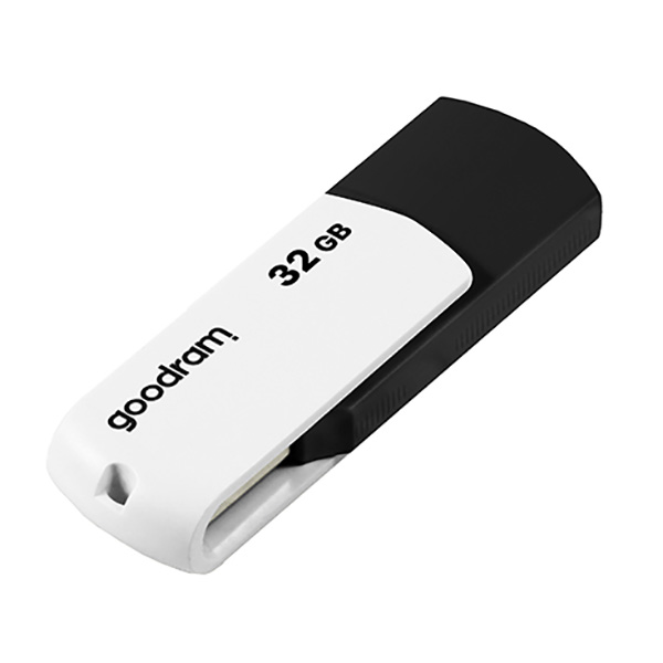 Goodram USB flash disk USB 2.0 32GB UC02 czarny UCO2 0320KWR11 USB A z obrotową osłoną - obrazek 3
