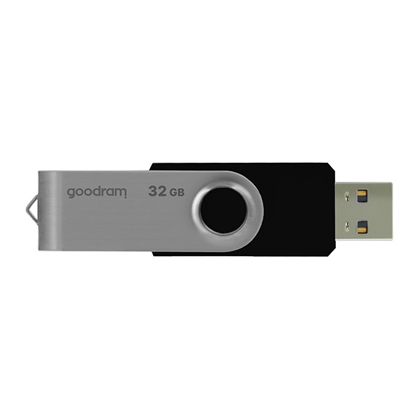 Goodram USB flash disk USB 2.0 32GB UTS2 czarny UTS2 0320K0R11 USB A z obrotową osłoną - obrazek 4