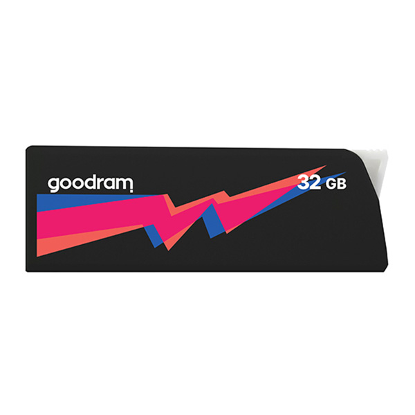 Goodram USB flash disk USB 3.0 3.2 Gen 1 32GB UCL3 czarny UCL3 0320K0R11 USB A z wysuwanym złączem - obrazek 4