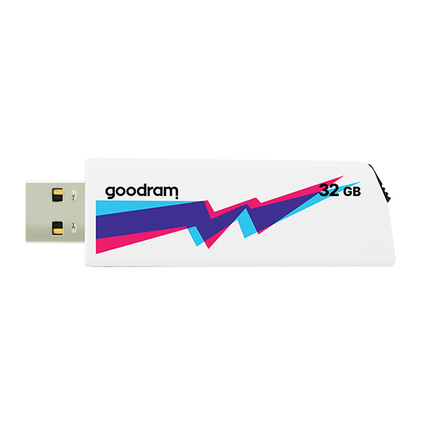 Goodram USB flash disk USB 2.0 32GB UCL2 biały UCL2 0320W0R11 USB A wysuwane złącze - obrazek 5