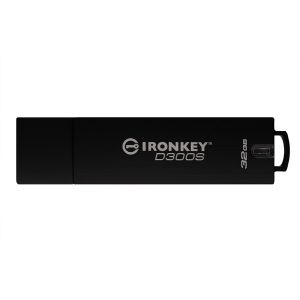 Kingston USB flash disk USB 3.0 3.2 Gen 1 32GB IronKey D300S czarny IKD300S 32GB USB A szyfrowanie XTS AES 256 bit
