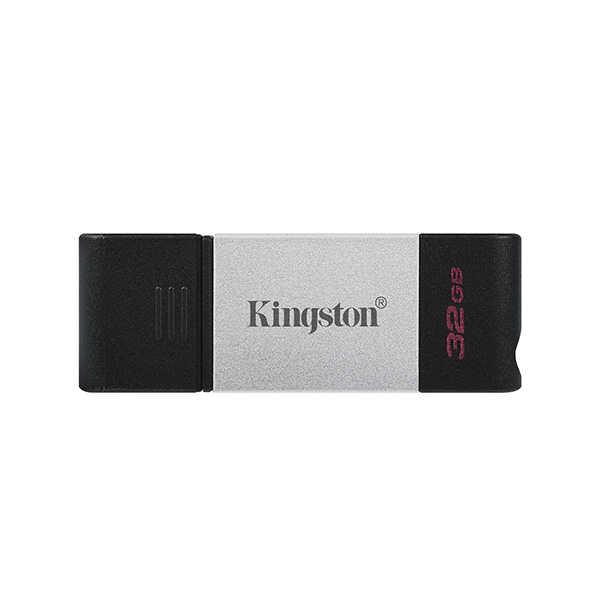 Kingston USB flash disk USB 3.0 3.2 Gen 1 32GB DataTraveler 80 czarny DT80 32GB USB C