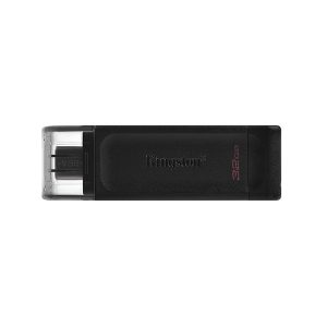Kingston USB flash disk USB 3.0 3.2 Gen 1 32GB DataTraveler 70 czarny DT70 32GB USB C