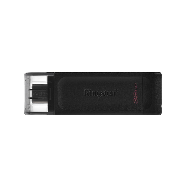 Kingston USB flash disk USB 3.0 3.2 Gen 1 32GB DataTraveler 70 czarny DT70 32GB USB C