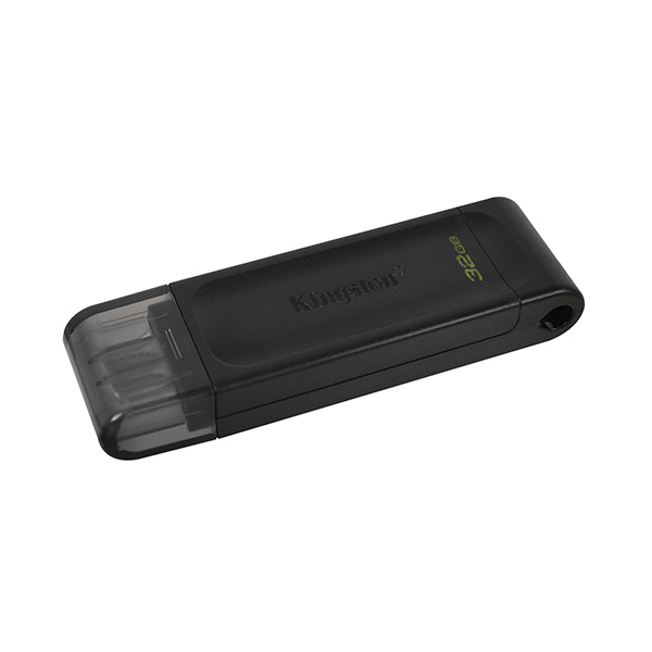 Kingston USB flash disk USB 3.0 3.2 Gen 1 32GB DataTraveler 70 czarny DT70 32GB USB C - obrazek 3