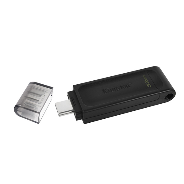 Kingston USB flash disk USB 3.0 3.2 Gen 1 32GB DataTraveler 70 czarny DT70 32GB USB C - obrazek 4