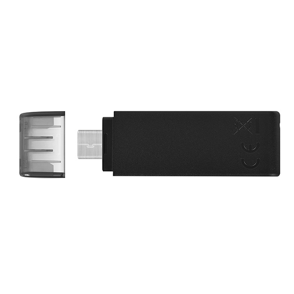 Kingston USB flash disk USB 3.0 3.2 Gen 1 32GB DataTraveler 70 czarny DT70 32GB USB C - obrazek 6