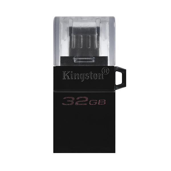 Kingston USB flash disk OTG USB 3.0 3.2 Gen 1 32GB Data Traveler microDuo3 G2 czarny DTDUO3G2 32GB USB A USB Micro B