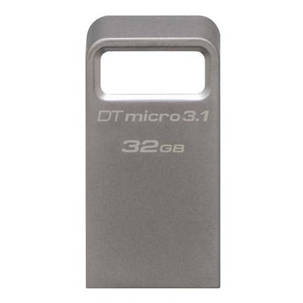 Kingston USB flash disk USB 3.0 3.2 Gen 1 32GB DataTraveler Micro srebrny DTMC3 32GB USB A - obrazek 3