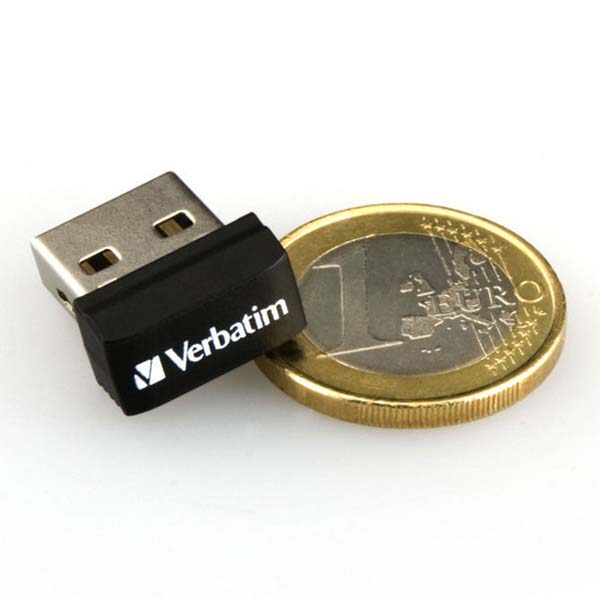 Verbatim USB flash disk USB 2.0 32GB Nano Store N Stay czarny 98130 USB A - obrazek 3