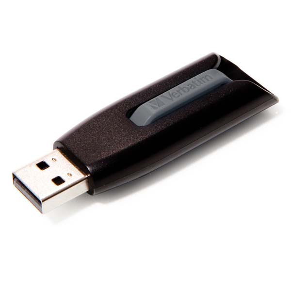 Verbatim USB flash disk USB 3.0 3.2 Gen 1 32GB V3 Store N Go czarny 49173 USB A z wysuwanym złączem - obrazek 4