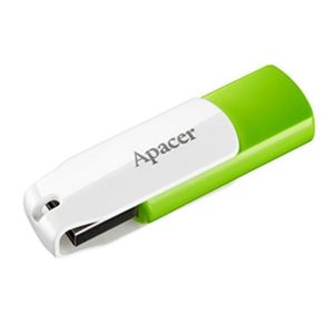 Apacer USB flash disk USB 2.0 64GB AH335 zielony AP64GAH335G 1 USB A z obrotową osłoną