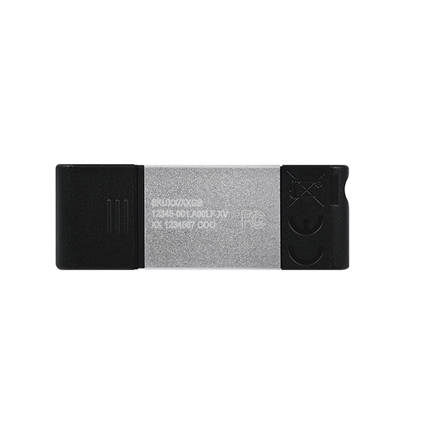 Kingston USB flash disk USB 3.0 3.2 Gen 1 64GB DataTraveler 80 czarny DT80 64GB USB C - obrazek 5