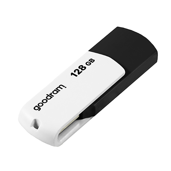 Goodram USB flash disk USB 2.0 128GB UC02 czarny UCO2 1280KWR11 USB A z obrotową osłoną - obrazek 3