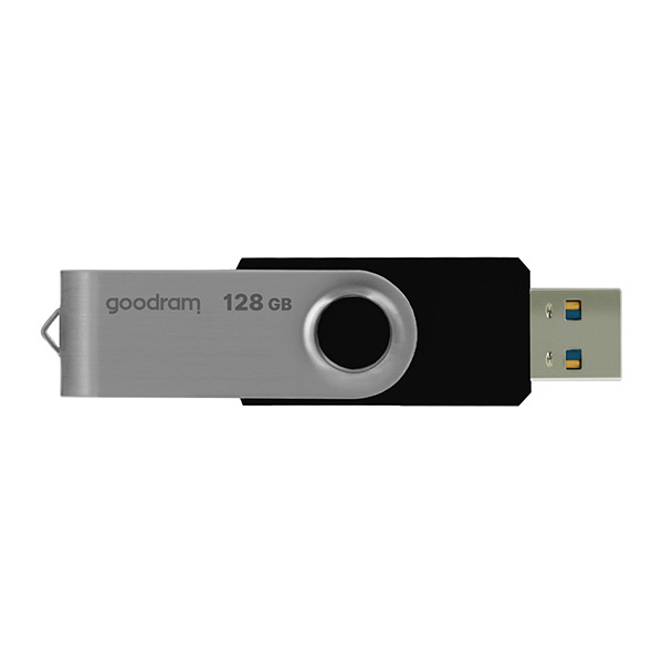 Goodram USB flash disk USB 3.0 3.2 Gen 1 128GB UTS3 czarny UTS3 1280K0R11 USB A - obrazek 4
