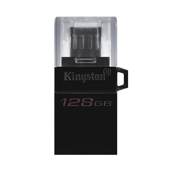 Kingston USB flash disk OTG USB 3.0 3.2 Gen 1 128GB Data Traveler microDuo3 G2 czarny DTDUO3G2 128GB USB A USB Micro B