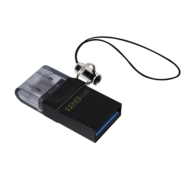 Kingston USB flash disk OTG USB 3.0 3.2 Gen 1 128GB Data Traveler microDuo3 G2 czarny DTDUO3G2 128GB USB A USB Micro B - obrazek 6