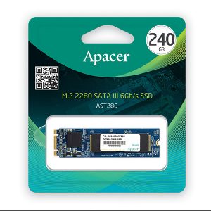 Dysk SSD wewnętrzny Apacer M.2 SATA III 240GB AST280 AP240GAST280 1 520 MB s R 495 MB s W