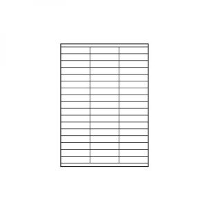 Logo etykiety 70mm x 16.9mm A4 matowe białe 51 etykieta 140g m2 pakowany po 10 szt. do drukarek atramentowych i laserowych