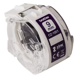 Brother taśma papierowa 9mm x 5m biała CZ1001 do drukarki VC 500W