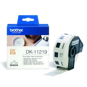 Brother etykiety papierowe 12mm biała 1200 szt. DK11219 do drukarek typu QL
